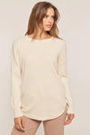 Mia Balloon Sleeve Soft Knit Top - More Colors