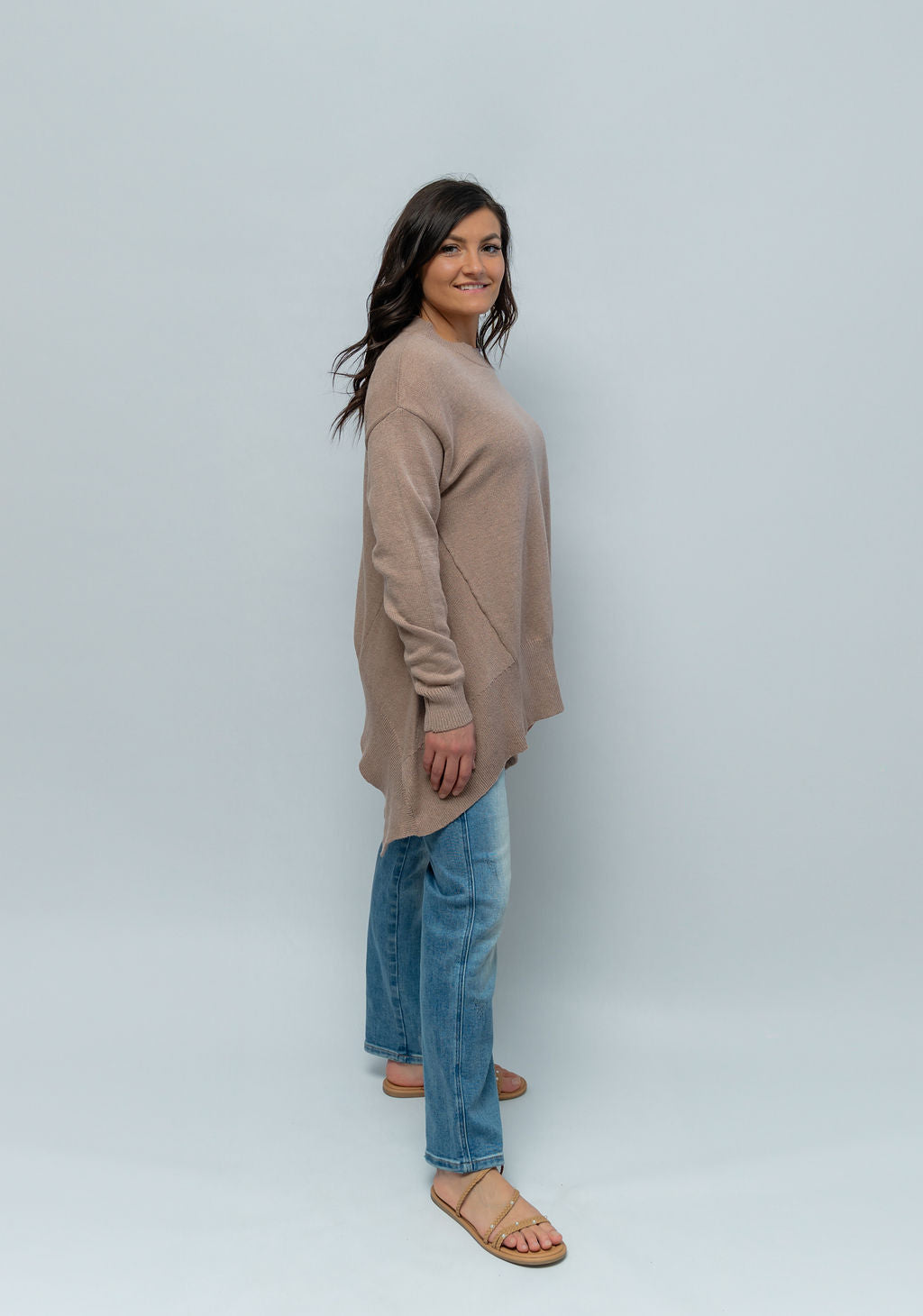 Amy Trapeze Sweater Knit Pullover