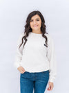 Ampersand Avenue White &AVE Quilted Pullover Sweatshirt - Mauve Street