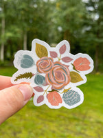 Blissful Bouquet Sticker - Mauve Street