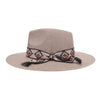 CC Aztec Trim Band Vegan Panama Hat - Mauve Street