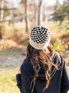 Checkered Patterned C.C. Beanie - More Colors - Mauve Street