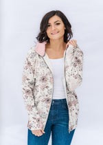 Exclusive Ampersand Avenue Mauve Blossom Full Zip Sweatshirt - Mauve Street