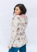 Exclusive Ampersand Avenue Mauve Blossom Full Zip Sweatshirt - Mauve Street