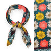 Floral Print Pleated Scarves - Mauve Street