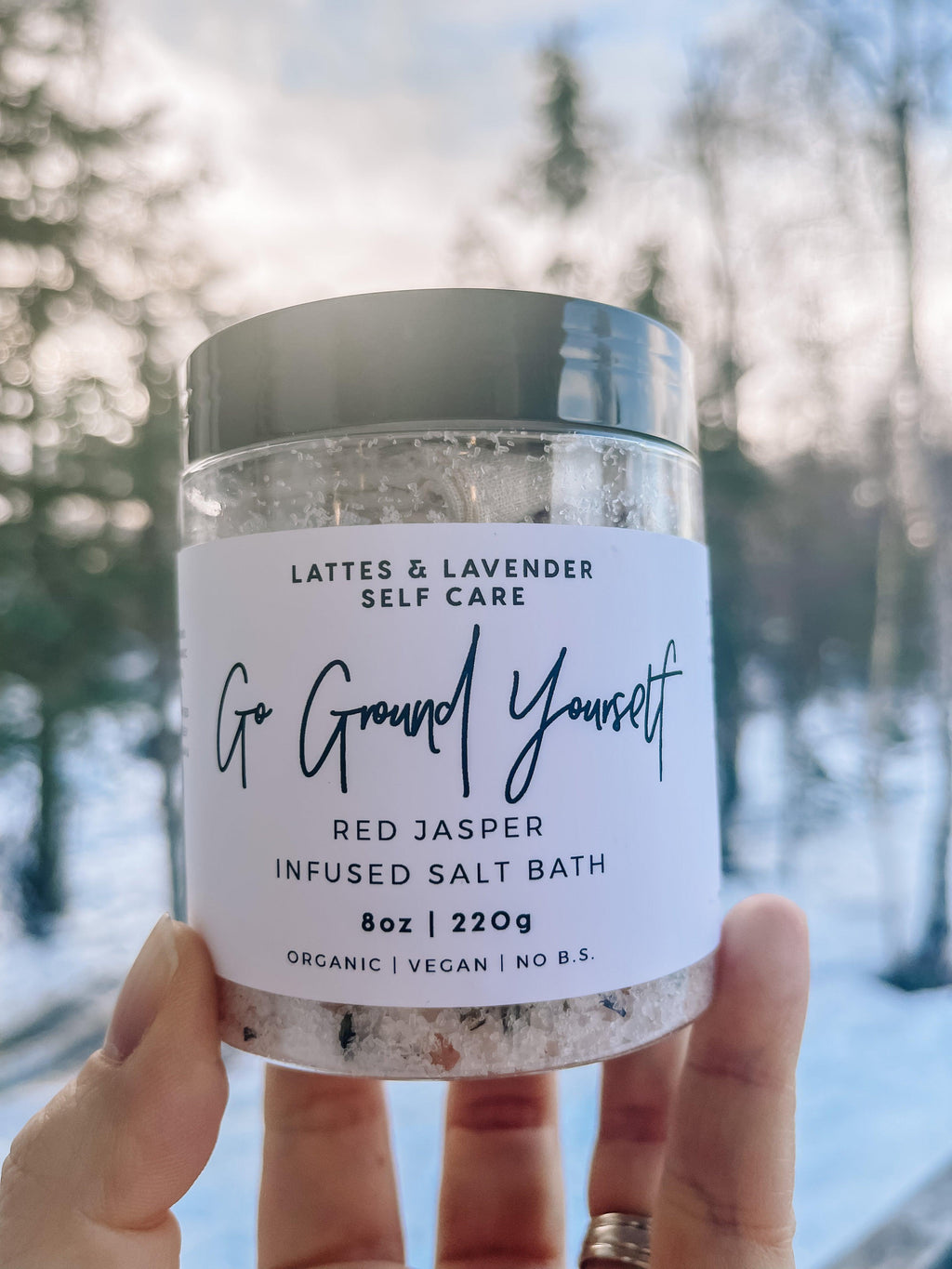 Go Ground Yourself Salt Bath - Mauve Street