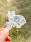 Just Be You Sticker - Mauve Street