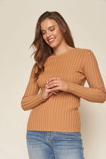 Long Sleeve Sweater Top-More Colors - Mauve Street