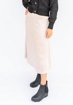 Myla Silky Satin Midi Skirt - More Colors - Mauve Street