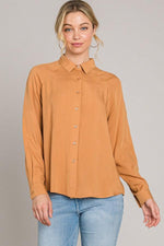 Tara Raglan Sleeve Shirt - Mauve Street